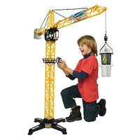 Pampam Toys  Remote Control Giant Crane Toy, 128 cm, Yellow, Kids Construction Vehicle