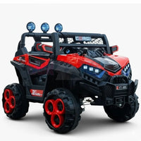 Pampam Toys Adventure Pro 2-Seater Electric Jeep – Rugged Battery-Operated Ride-On Car for Kids with Parent Remote Control, LED Lights & Music