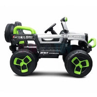 Pampam Toys 12V Off-Road Kids Electric Jeep – High-Speed Adventure Battery-Operated Ride-On Car with Parent Remote Control, LED Lights & Music