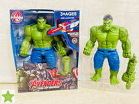 Pampam Toys Hulk Superhero Action Figure Toy with Arm Launcher & Sound Effects (Ages 3+)