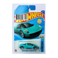 Hotwheels Gordon Murray T.33 Die-Cast Model Car, Turquoise, 1:24 Scale