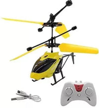 Flying Helicopter with Hand Induction and Remote Control | Electronic Radio RC Remote Control Toy | Charging Helicopter with Safety Sensor for Kids I Flying Copter | Kids Flying Play Toy