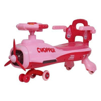 PamPam  Toy Chopper Kids Ride On Car, Non-Battery Operated, Pink and Red, Age 2+