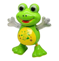 Dancing Frog with Music, Flashing Lights, Sound Toy for Kids -Multicolor (Battery Included)