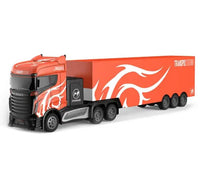 Pampam Toys Car Fleet Transportation Large Remote Control Truck - Orange