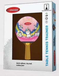 Pampam Toys Unicorn Design Table Tennis Trainer, Pink and Brown