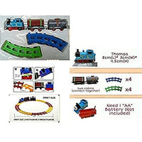 Blue Small Thomas Train Toy Set Emits with Light and Sound Track Set for Kids Train Set with Track Trains & Train Sets Model Train Train Toys for Kids 5 Years