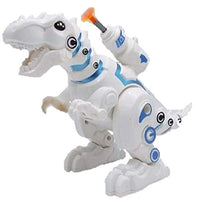 Battle Dinosaur Attack ! Animal Toy with Launch Bullets, Sound, Light and Walking Dino for Kids
