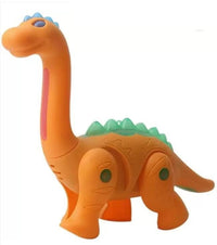 Pampam Shows Electric Dinosaur Adventure Walking Toy with Music and Colourful Lights, Birthday Gift for Kids (Colour May Vary)