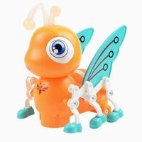 Pampam Toys Electric Bee Toy, Singing Walking Swinging Musical Toy for Baby Toddlers, 17cm Height