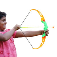 PamPam Kids Archery Bow and Arrow Set, Toy Sword Playset, Yellow and Green