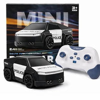 Smart RC Drift Car Cybertruck Style - 2.4GHz Remote Control Car with LED Lights, Follow me & Escape Mode, 360° Drift, Smoke Mist Effect, Gesture Induction Car Toy Birthday Gift for Kids & Adults.