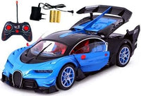Buggati Style Car with Opening Doors Red Blue RC Car Toy Car for Kids Boys Girls (Bugatti Style car)