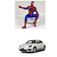 Superhero Sitting Pose Action Figurine | Premium Collectible Decorative Statue | Red & Blue Action Style Showpiece for Home, Office & Desk | Gift Item for Fans Comfortable with Bee-tle