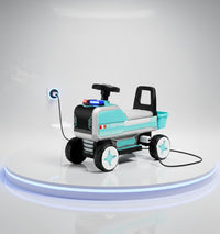 Pampam Toys Power Electric Tractor Rider, Kids Ride-On Toy Vehicle
