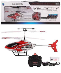 Pampam Toys Velocity Mini RC Helicopter – 2.5-Channel Infrared Control Aircraft with Super Alloy Structure and USB Rechargeable Battery