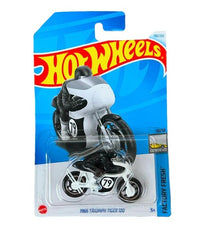 Hot Wheels 1966 Triumph Tiger 100 Factory Fresh Ages 3 and Up (White)