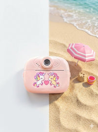 Kids DIY Instant Digital Camera with Ink-Free Printing – Capture, Print & Color Creative Fun