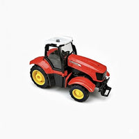 Pampam Toys Remote Control Farm Tractor, USB Rechargeable, Full Function Four Direction Control, Red and Black, Educational Toy for Kids