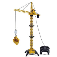 Pampam Toys  Remote Control Giant Crane Toy, 128 cm, Yellow, Kids Construction Vehicle