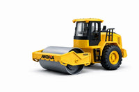 Moka Engineering Road Roller | 2.4GHz Rechargeable Construction Vehicle | Realistic Rolling Action, Lights & Sound | Heavy-Duty Engineering Toy for Kids