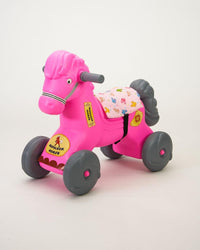 Pampam Toys Ride-On Napoleon Horse Rider, Kids Riding Toy with Wheels