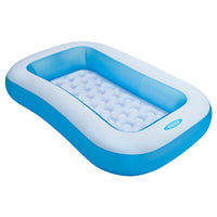 Soft Inflatable Rectangular Swimming Pool-(Multi Color)