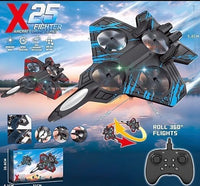 Kids with LED Lights RC DRON | 360° Flip Stunt Drone | 2.4GHz Remote Control Flying Toy | Rechargeable Mini Quadcopter for Children & Beginners