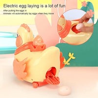 PamPam Chicken Toy with Light and Eggs for Kids, Musical Hen Animal Toy