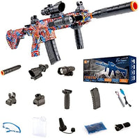 Pampam Toys GEL SNIPERS Blaster Electric Toy Gun – Full Kit with 3000 Water Beads Ammo, Rechargeable Battery & Tactical Flashlight