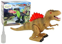 Electronic Walking Dinosaur Toy, T-Rex with Light Effects, Sound and Smoke Features, Green and Black