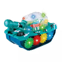 PamPam Dream Light Electric Tank Toy, Blue