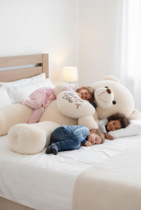 Pampam Toys Giant Teddy Bear, 9 Feet Long, Plush Stuffed Animal