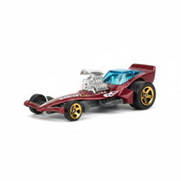 Pampam Toys Madfast Die Cast Racing Car, Metallic Red with Gold Wheels