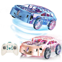 Pampam Toys 2-in-1 Flying Car Drone – 2.4GHz Remote Control Air Racer, Land & Air Dual-Mode RC Vehicle with Controller, Spare Propellers & USB Charger (Blue)