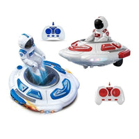 Astro Craft Cool Spray Effect Remote Control UFO Space Ship with Ejecting Astronaut and LED Lights