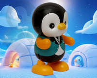 Pampam Toys Delivering Joys of Life Musical Dancing Penguin Toy for Kids with Dazzling Lights, Multicolour
