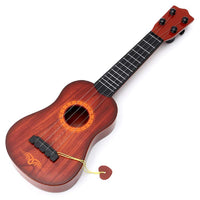 Guitar Toy 4-String Acoustic Music Learning Toys | Musical Instrument Educational Toy Guitar for Beginner | Sound Toys Best Gift for Kids | Age 3-6