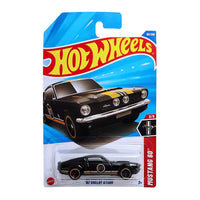 Hot Wheels 1:64 67 Shelby GT500 Mustang Go Ages 3 and Up 161/250 (Black)