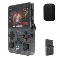 Pampam Toys Handheld Game Console HN-R36S - 15,000+ Retro Games, 3.5-inch IPS Display, 64GB Storage, 1GB RAM, 8+ Hour Battery, Protective Case Included (Black)