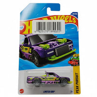 Pampam Toys Limited Grip Diecast Car, Purple and Yellow Racing Pickup Truck, Leighton Racing #40