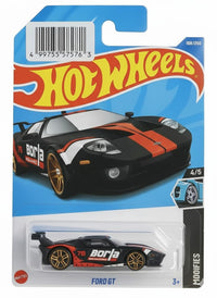 Pampam Toys Ford GT Racing Car Model, Black and Orange, Die-Cast