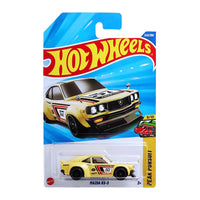 Hot Wheels 1:64 Mazda RX-3 Peak Pursuit Ages 3 and Up 243/250 (Yellow)