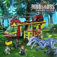 Dinosaurs Alive Baryonyx Heavy Claw Dragon Building Blocks Dinosaurs Alive Rescue Baryonyx 585pcs Children 3 Years Old Gift Toys