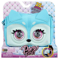 Pampam Toys Pets Eye Blink Hand Bag, Blue Cat Design with Interactive Features, 25+ Sounds and Reactions