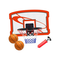 Basketball Hoop with Electronic Scoreboard Multipurpose for Adults Kids Door Red | Backboard Systems | Basketball | Team Sports