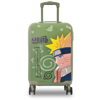 Pampam Naruto Anime Kids Green Print Trolley Luggage/Trolley Suitcase, 60cm (20 inches)