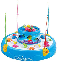 Pampam Toys Big Fish Catching Fish Catching Game Big with 26 Fishes and 4 Pods, Includes Music, Lights (Battery Included) - Multi-Color