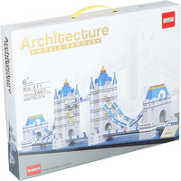 Architecture Tower Bridge London Mini Building Blocks Set (2467 Pcs) – Famous World Landmarks 3D Micro Brick Model Kit, Educational DIY Toy Gift for Kids Ages 6+ and Adults