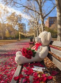 Pampam Toys Giant Teddy Bear, Beige, 50 Inches, Extra Soft Plush